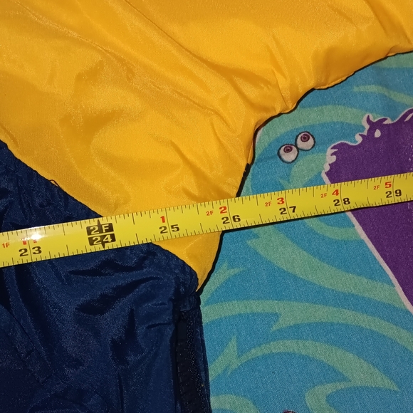 New 90s Logo 7 Michigan Wolverines Vintage Pullover Winter Coat U of M Jacket - Picture 6 of 6